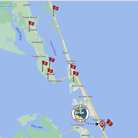 Golf Course Near Me - Golf courses guide of the Outer Banks NC