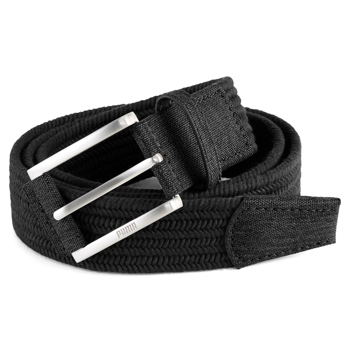 Puma Stretch Weave Belt-Puma Black