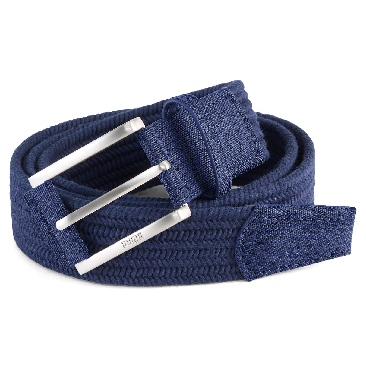 Puma Stretch Weave Belt-Deep Navy