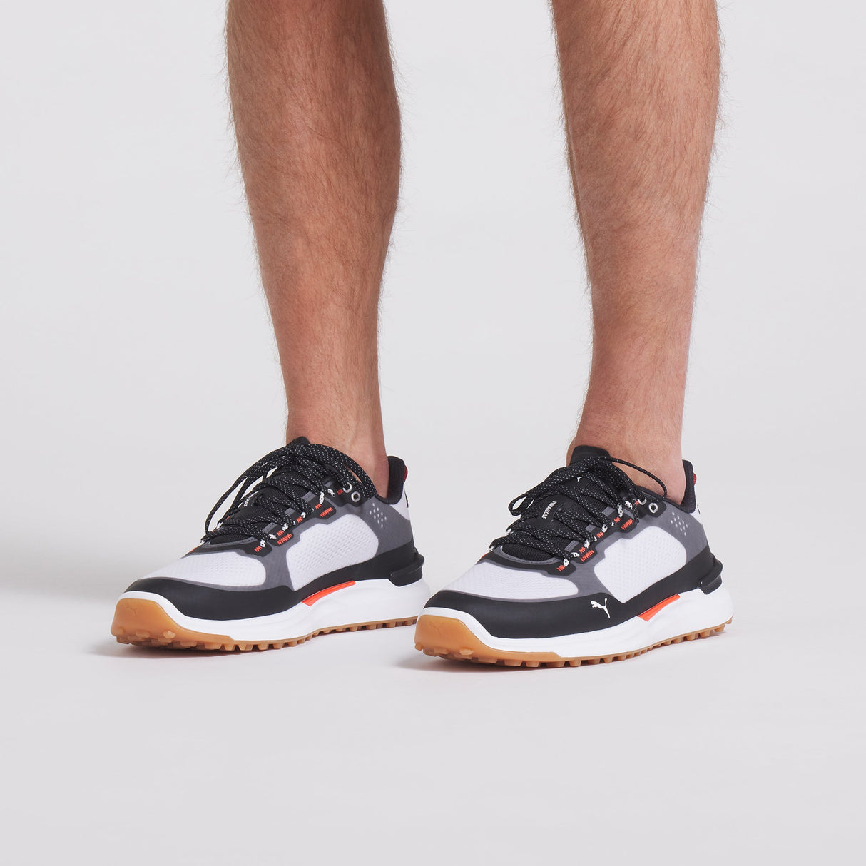 Puma Ignite Elevate X Golf Shoes- Puma White / Puma Black