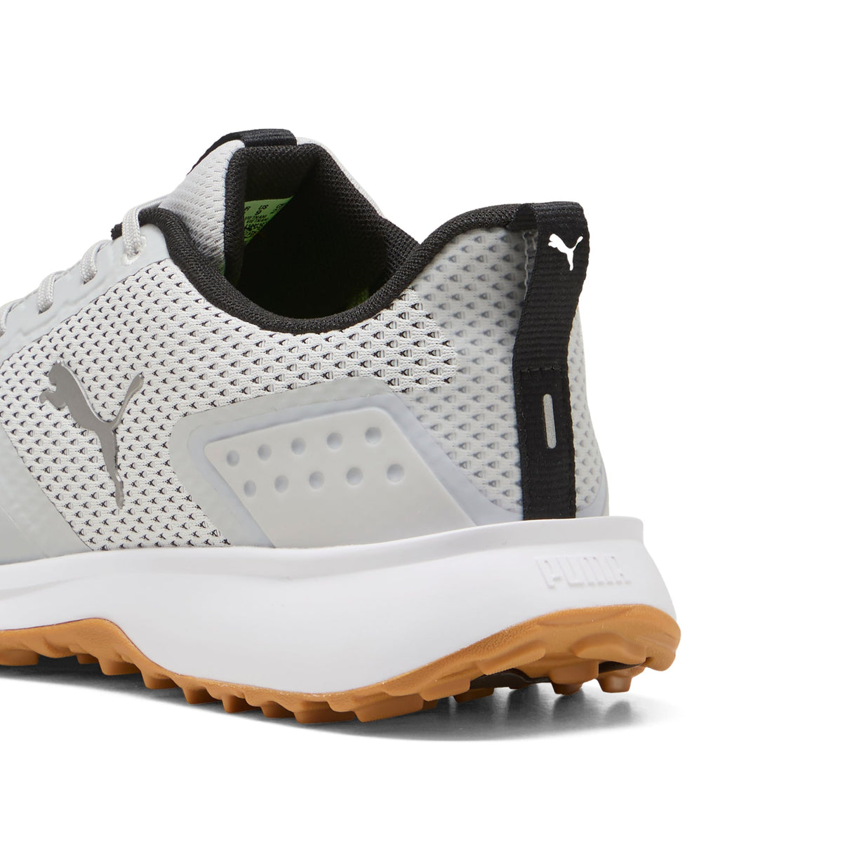 Puma Fusion Grip 6 Golf Shoes WIDE-Feather Gray / Puma Black / Gum