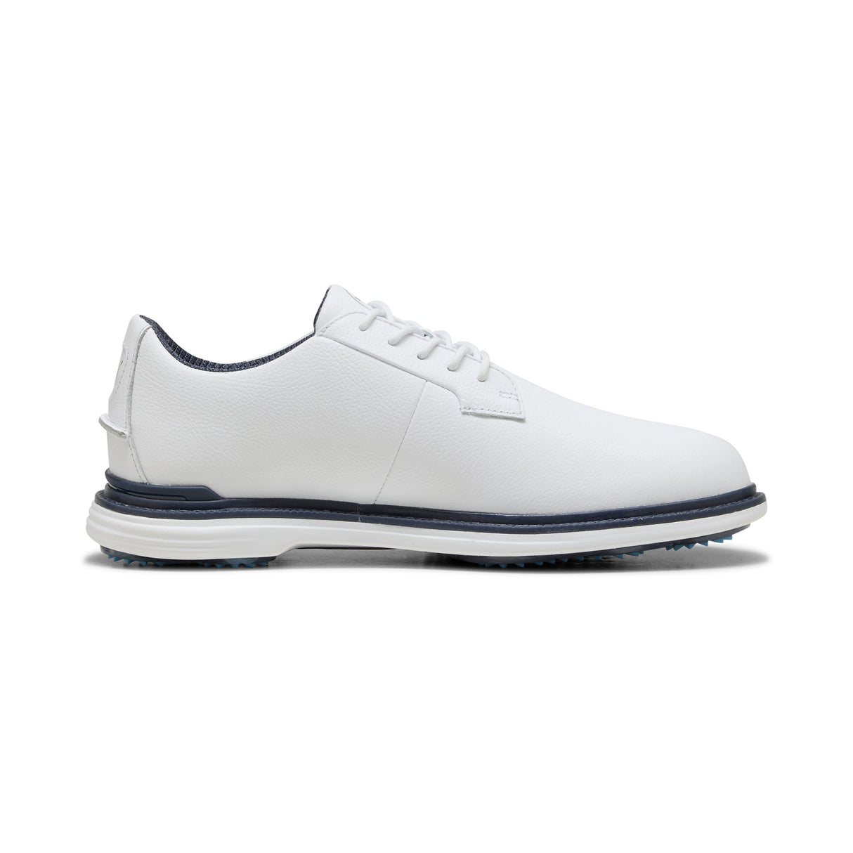 Puma Royale Golf Shoes-Puma White / Deep Navy / Team Light Blue