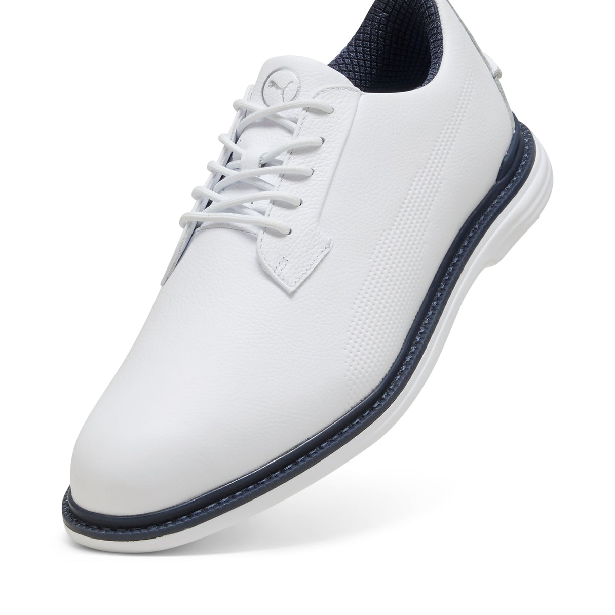 Puma Royale Golf Shoes-Puma White / Deep Navy / Team Light Blue