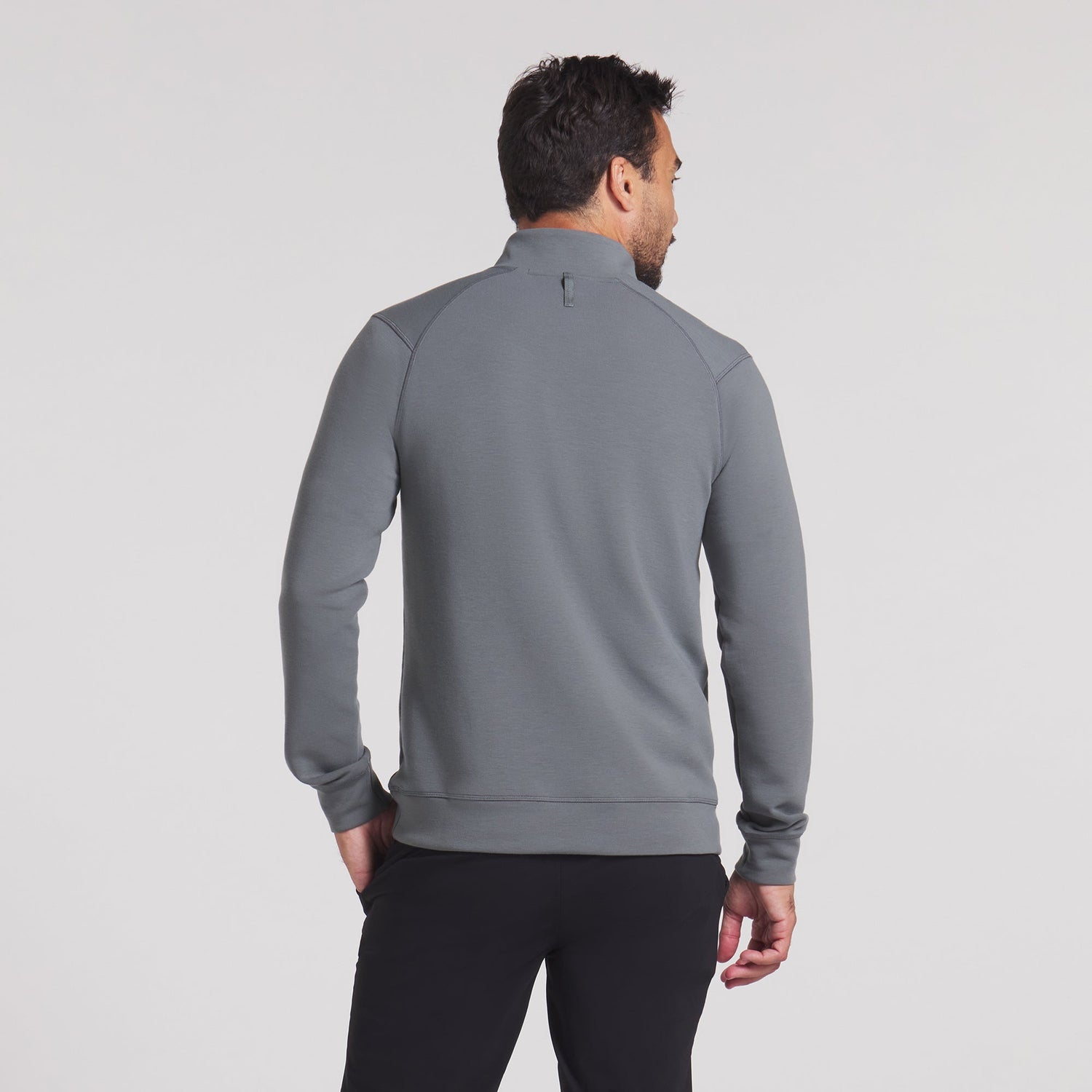Puma x OBX GC Cloudspun Fleece Golf 1/4 Zip-Mineral Gray