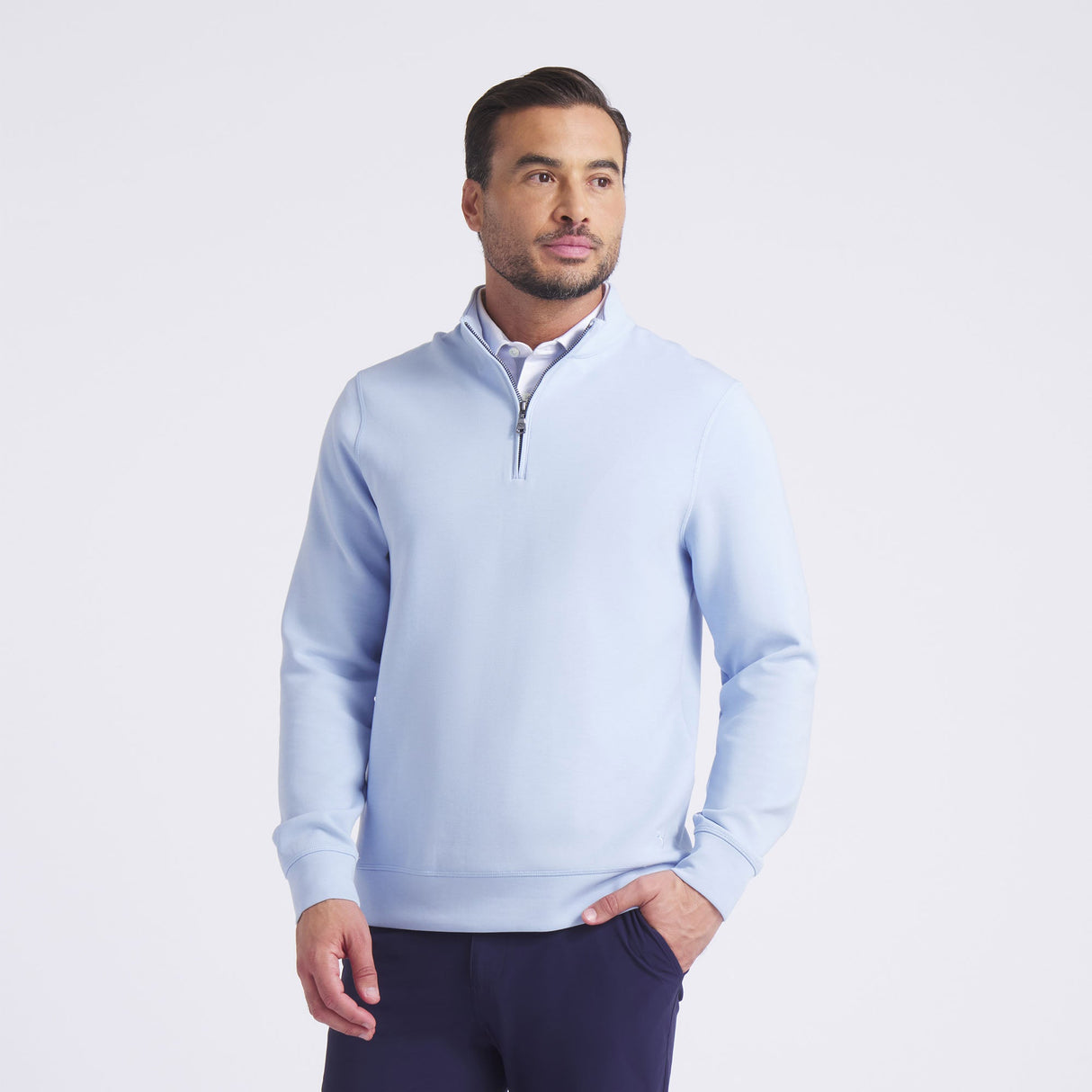 Puma x OBX GC Cloudspun Fleece Golf 1/4 Zip-Haute Tropic