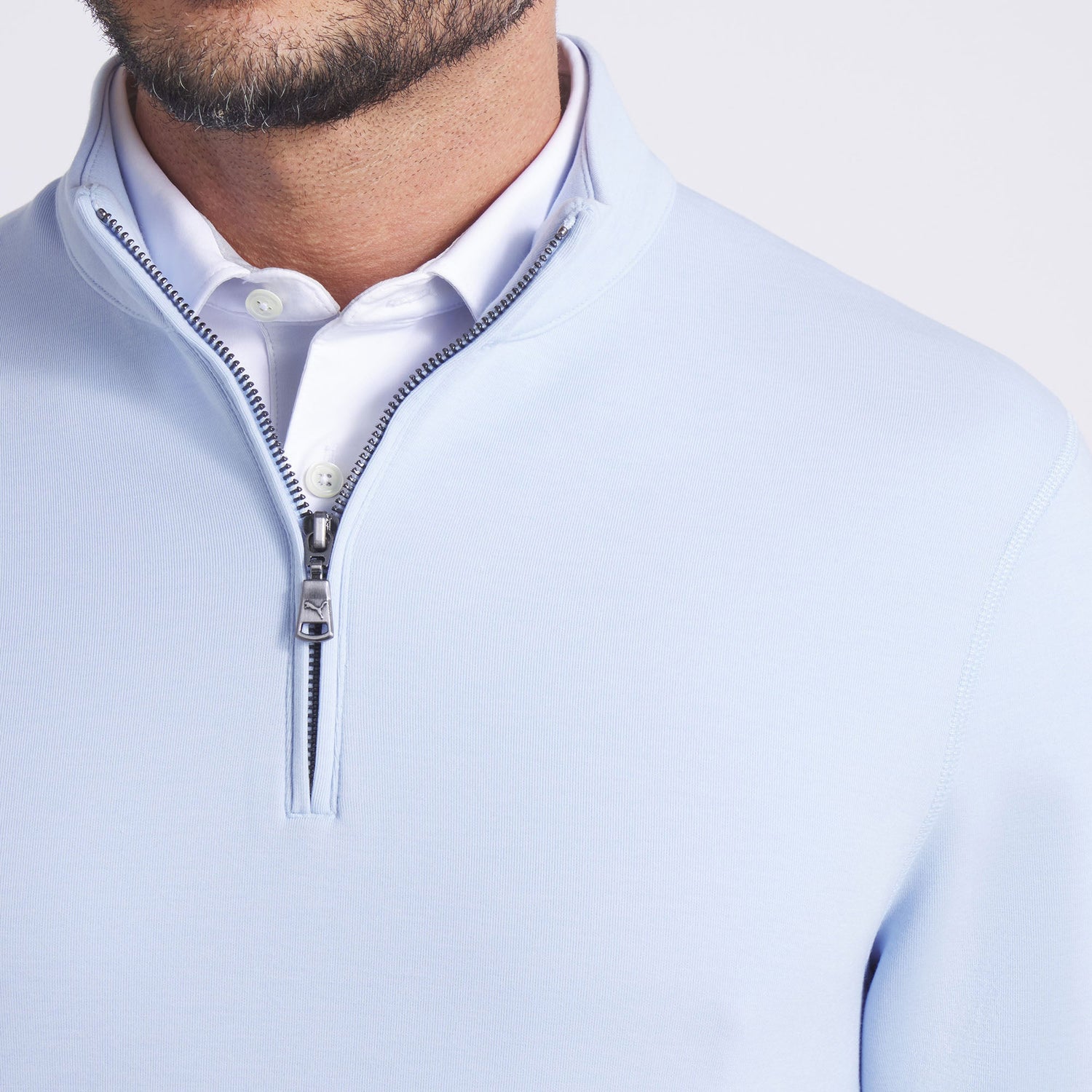 Puma x OBX GC Cloudspun Fleece Golf 1/4 Zip-Haute Tropic