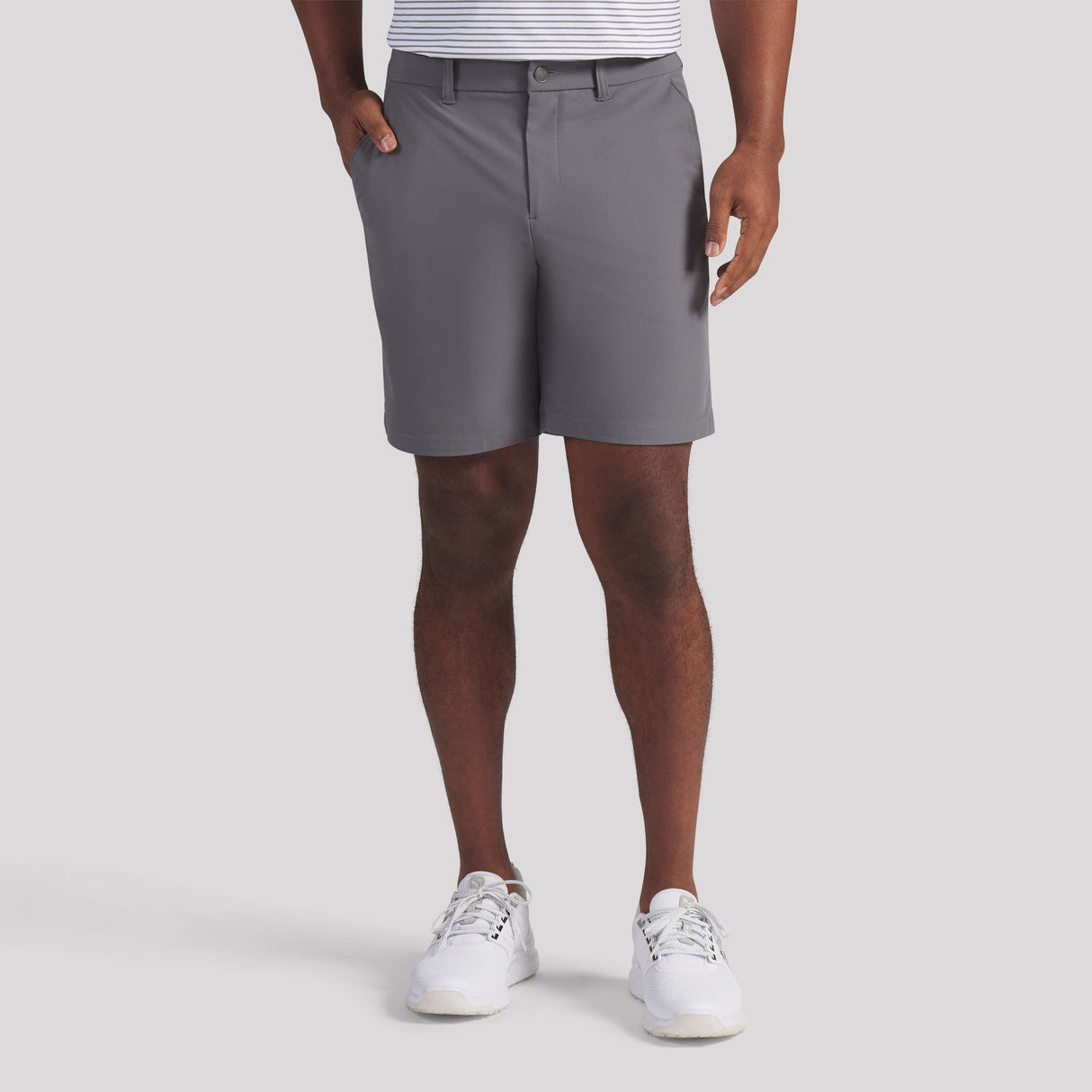 Puma 101 Premier 8" Golf Shorts-Shady Gray