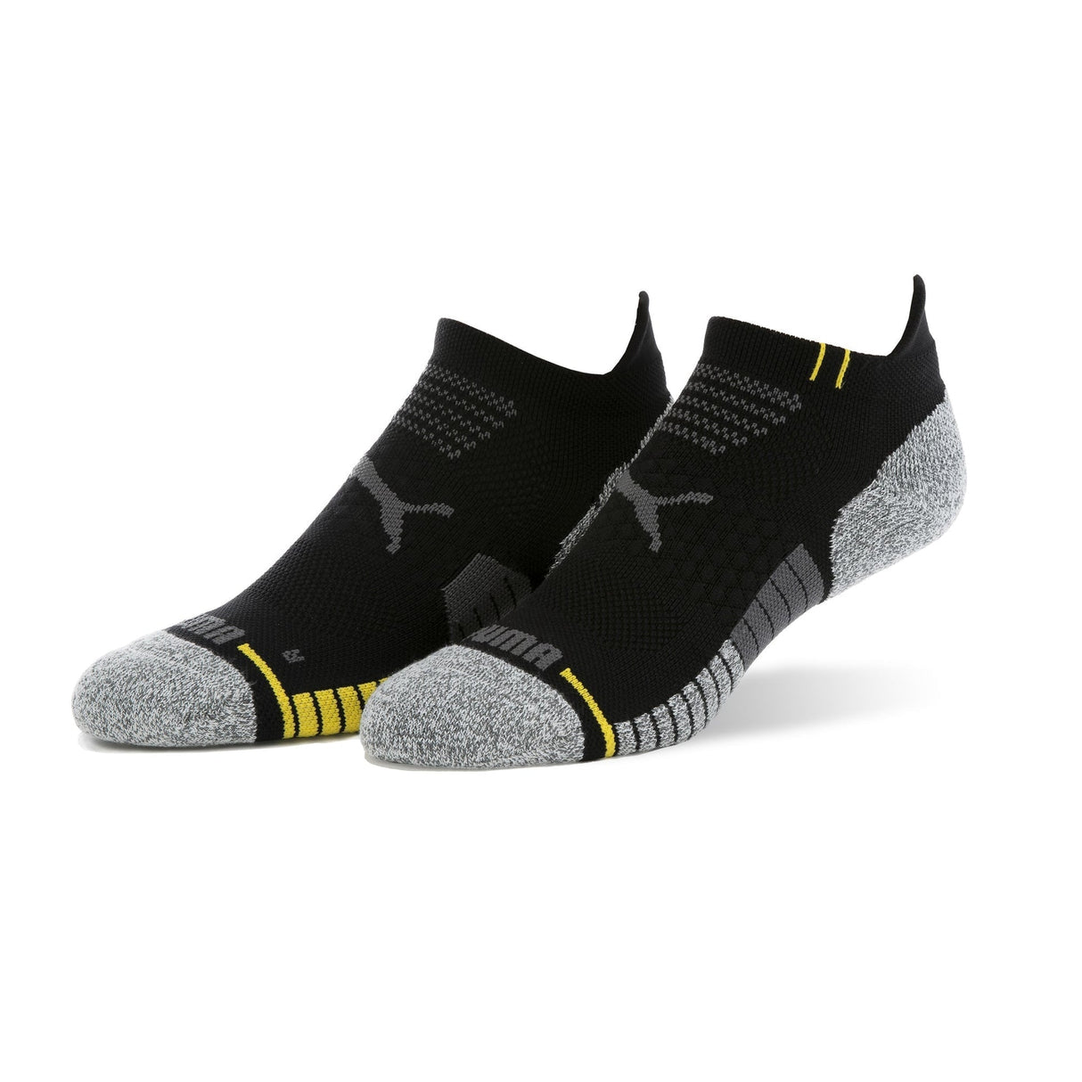 Puma Tech Single Tab Golf Socks - Puma Black / Maize