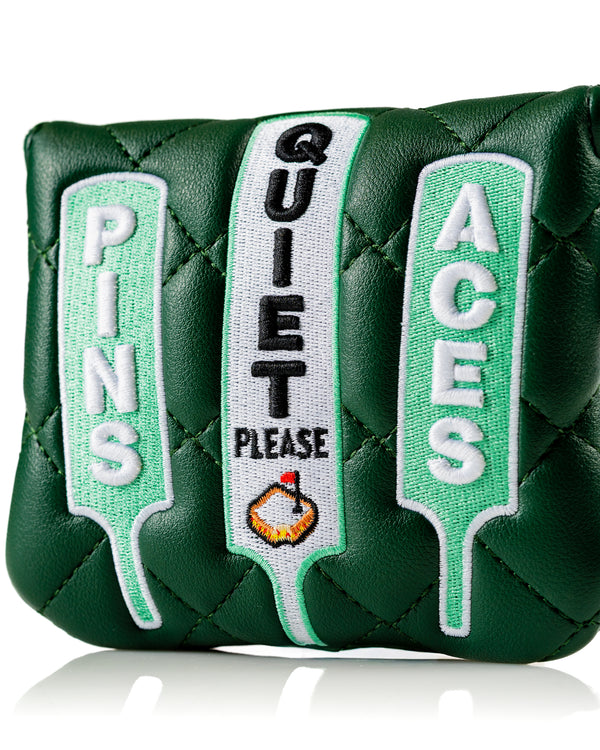 Pins and Aces Quite Please Putter Headcover-Center Shaft Mallet