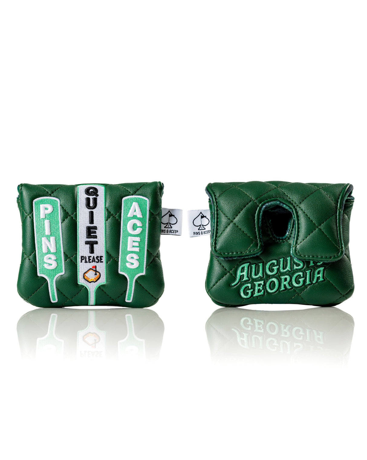 Pins and Aces Quite Please Putter Headcover-Center Shaft Mallet