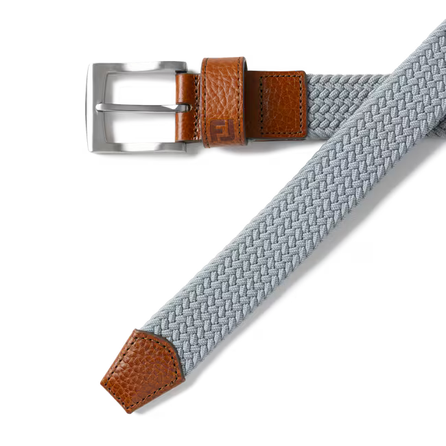 FootJoy Woven Stretch Belt-Grey