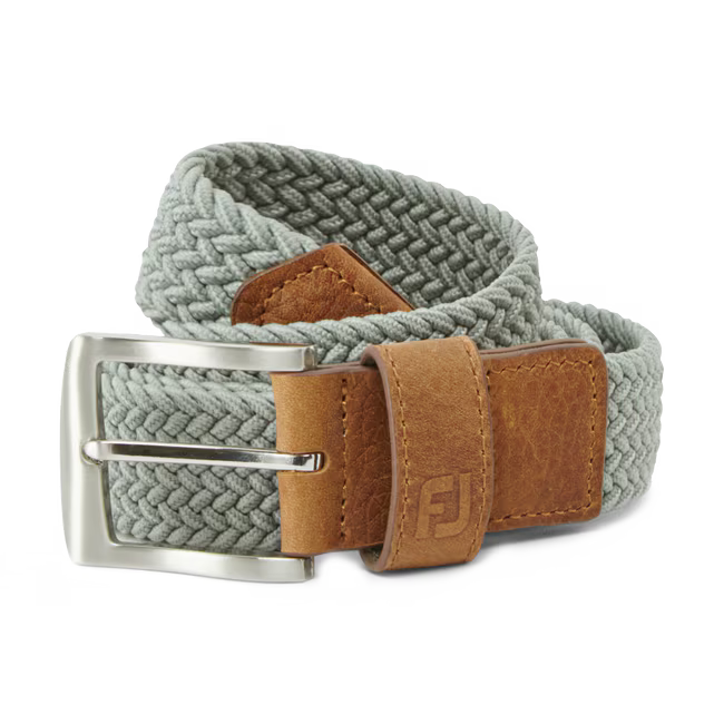 FootJoy Woven Stretch Belt-Grey
