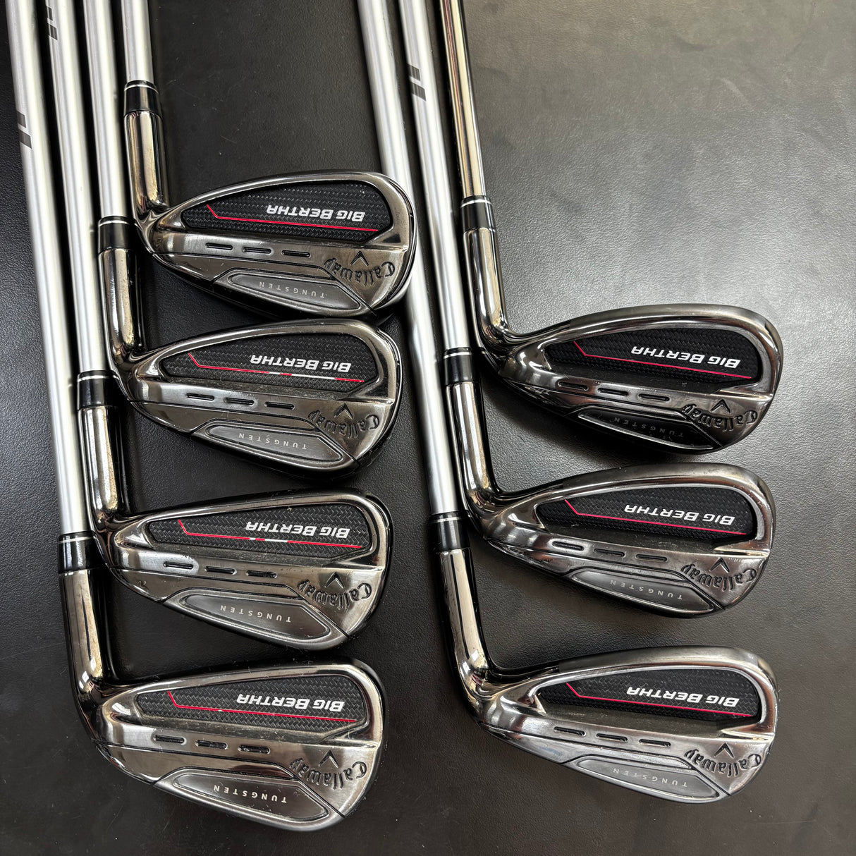 Used Callaway Big Bertha Iron Set-6-PW,AW,SW (7pc)