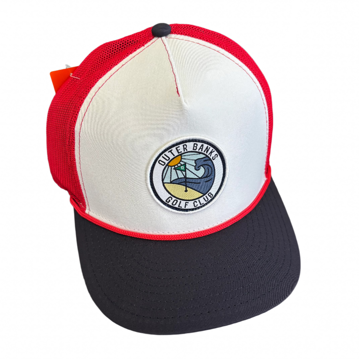 OBX GC Pro Snapback Hat-Navy/White/Red