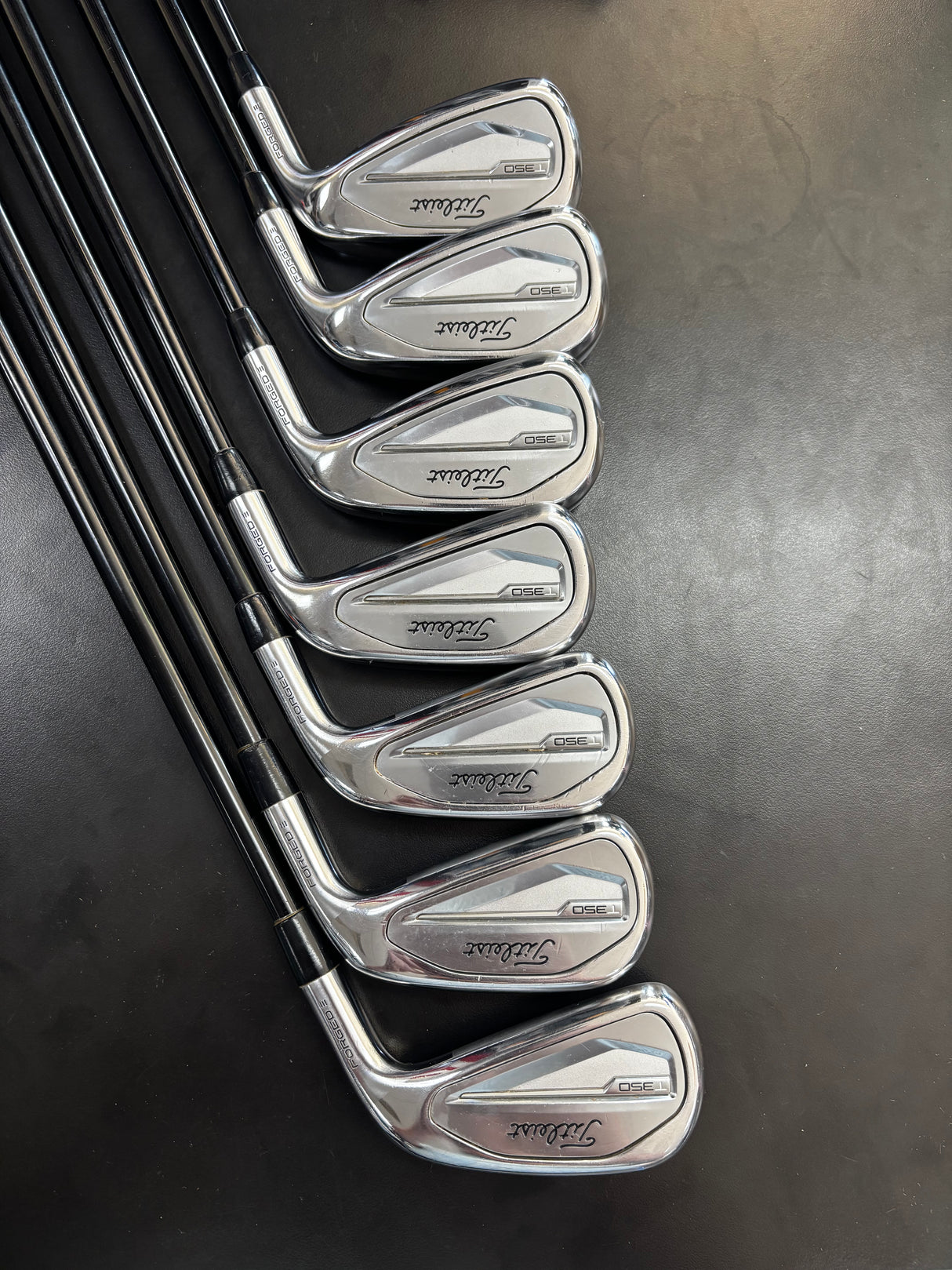 Used Titleist T350 Iron Set