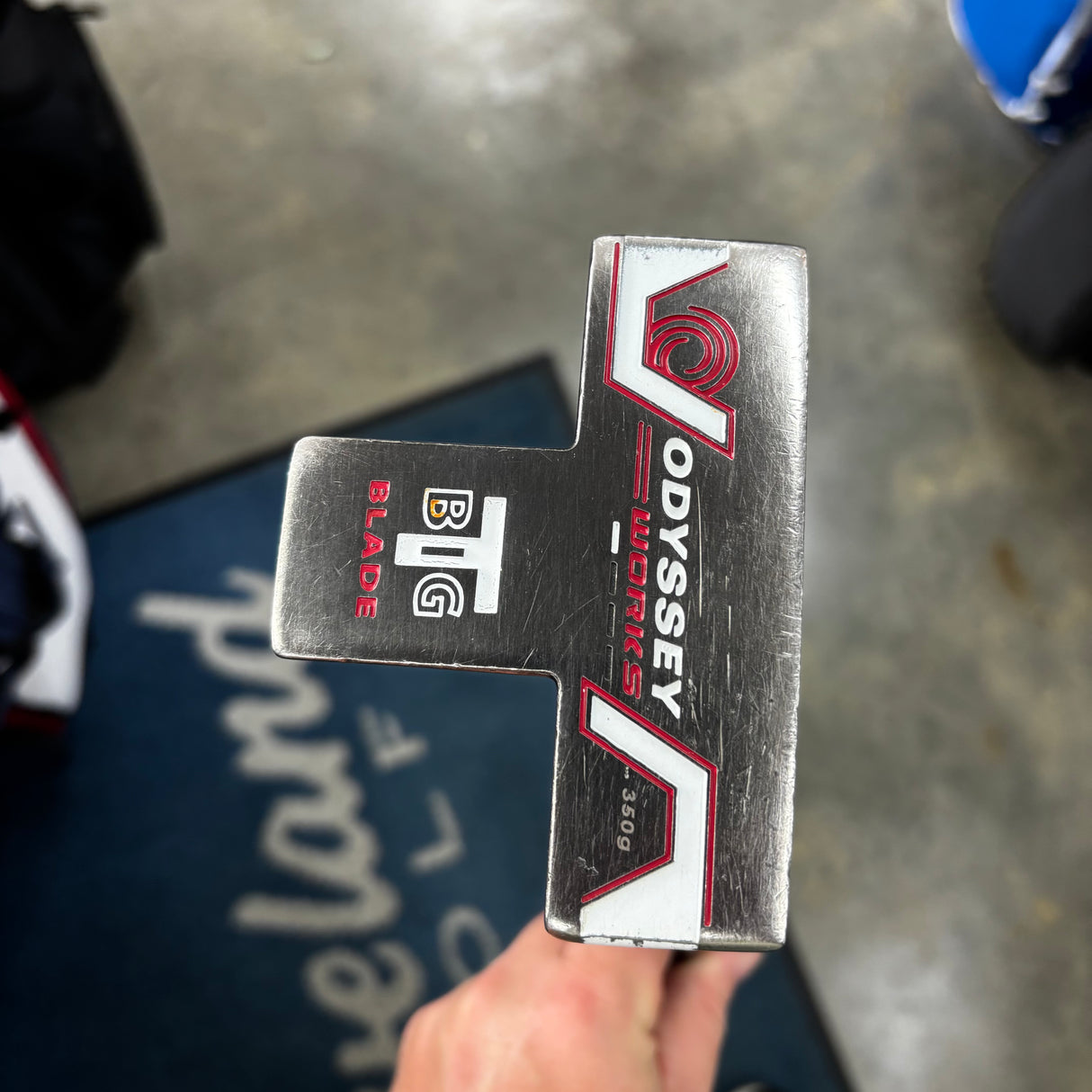 Used Odyssey Big T Black Putter 35"