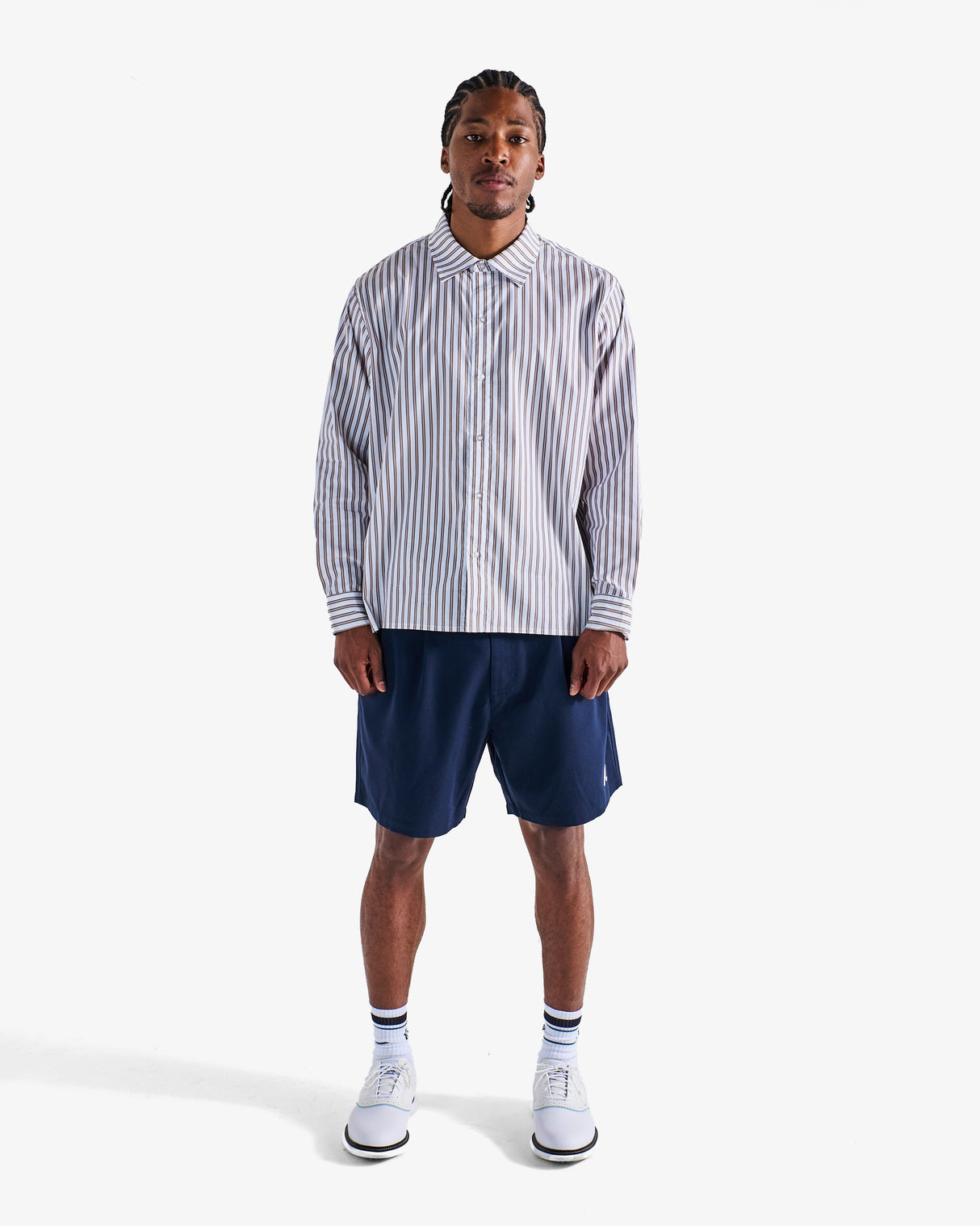 Melbon Lunedi Cotton Poplin Shirt-Cream