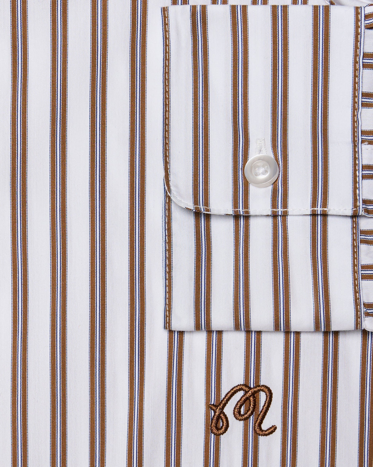 Melbon Lunedi Cotton Poplin Shirt-Cream