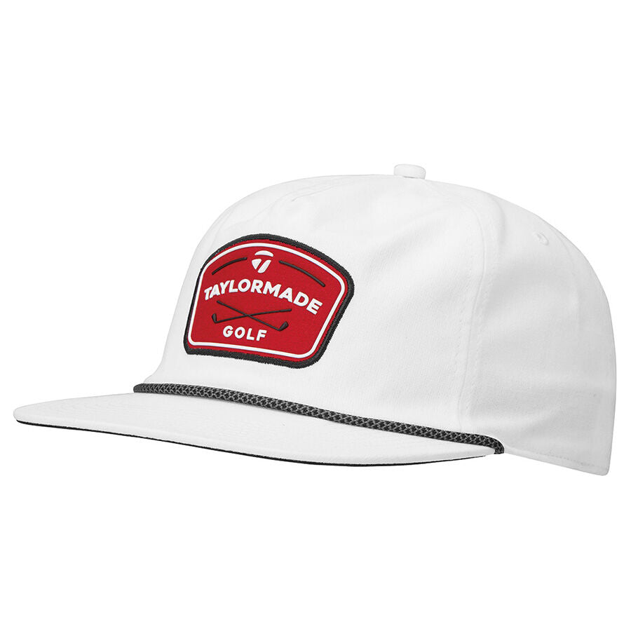 TaylorMade Daytona Rope Snapback Hat-White