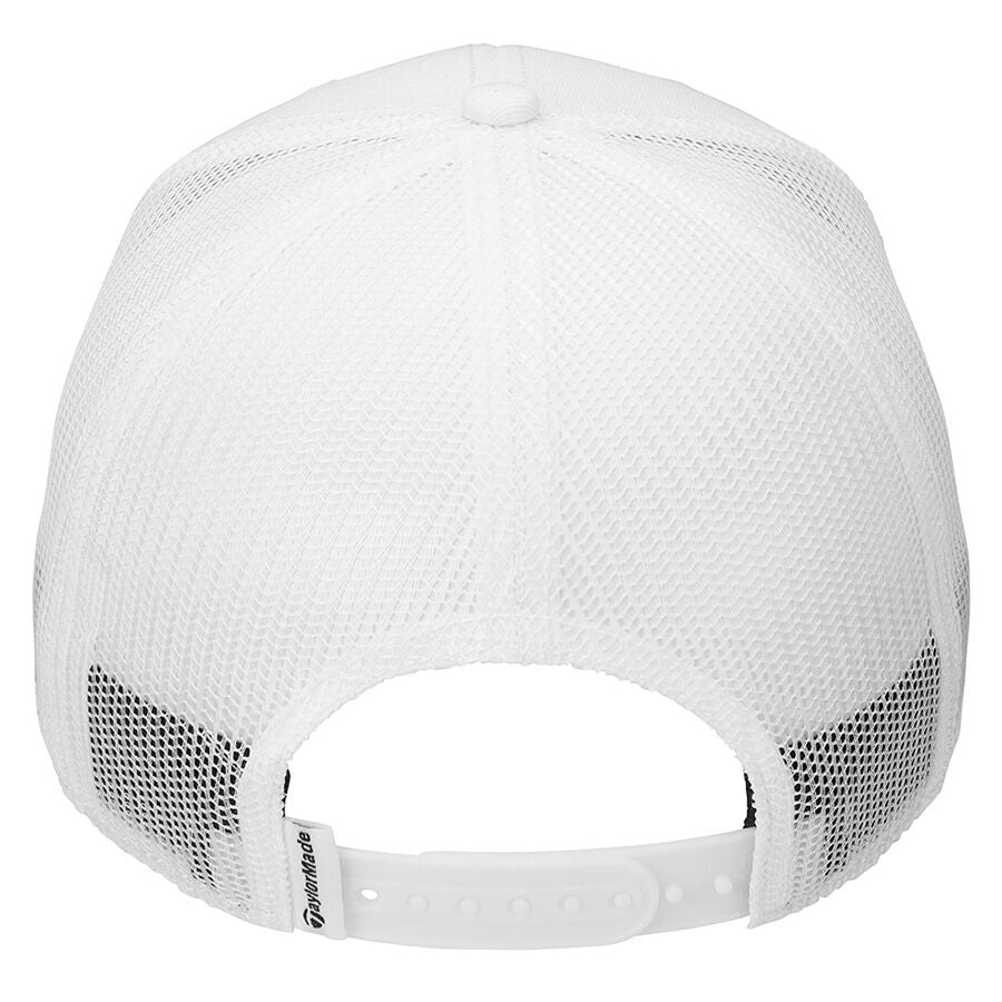 TaylorMade Ventura Retro Trucker Snapback Hat-White