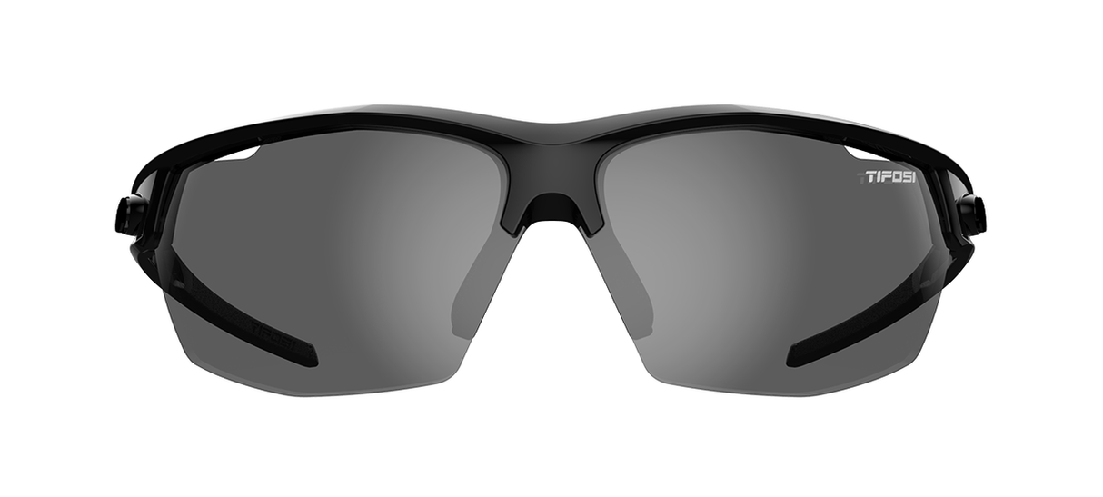 Tifosi Navar Sunglasses-Gloss Black Frame - Smoke Tint