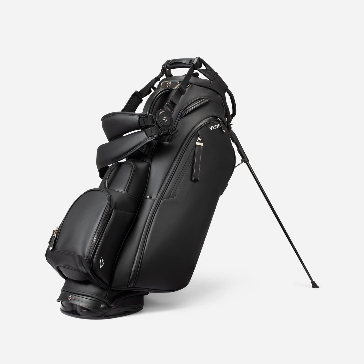 Vessel Player V Stand Golf Bag-6 Way-Black