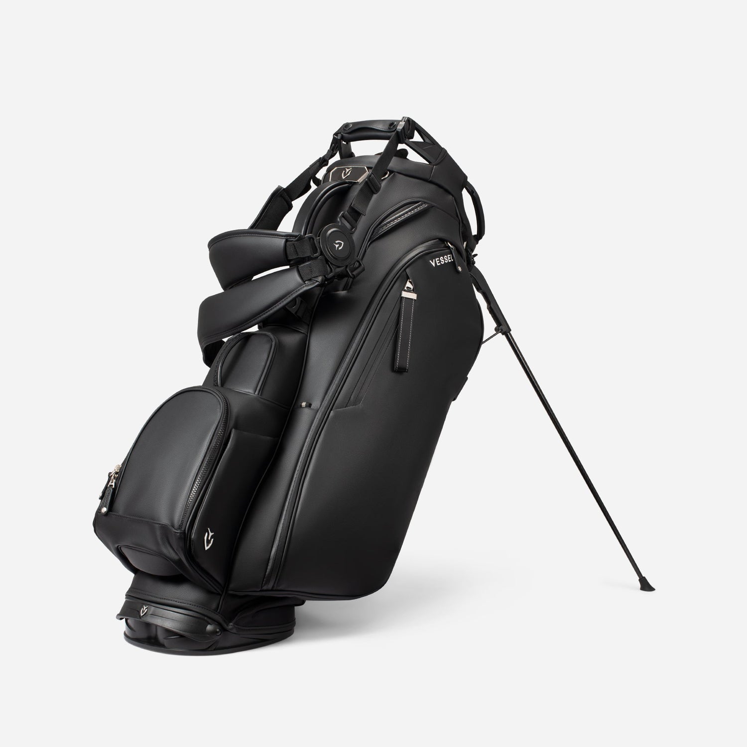 Vessel Player V Stand Golf Bag-6 Way-Black