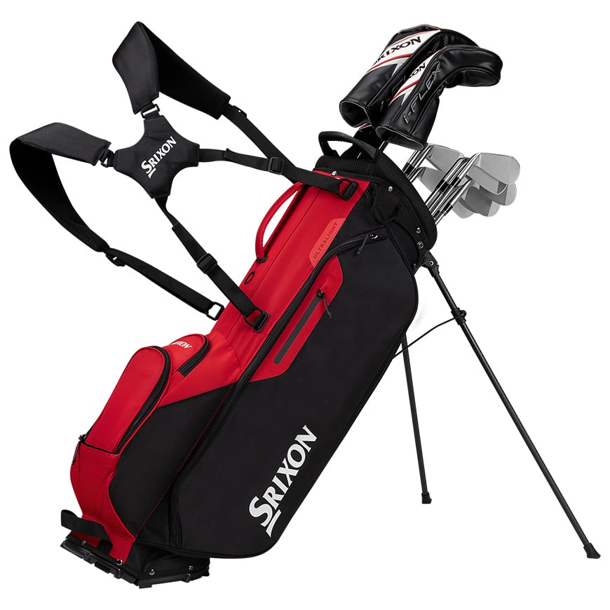 Srixon Ultra Light Stand Bag-Black/Red