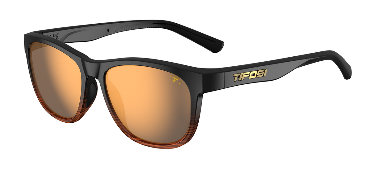 Tifosi Swank Sunglasses-Brown Fade Frame - Brown Tint