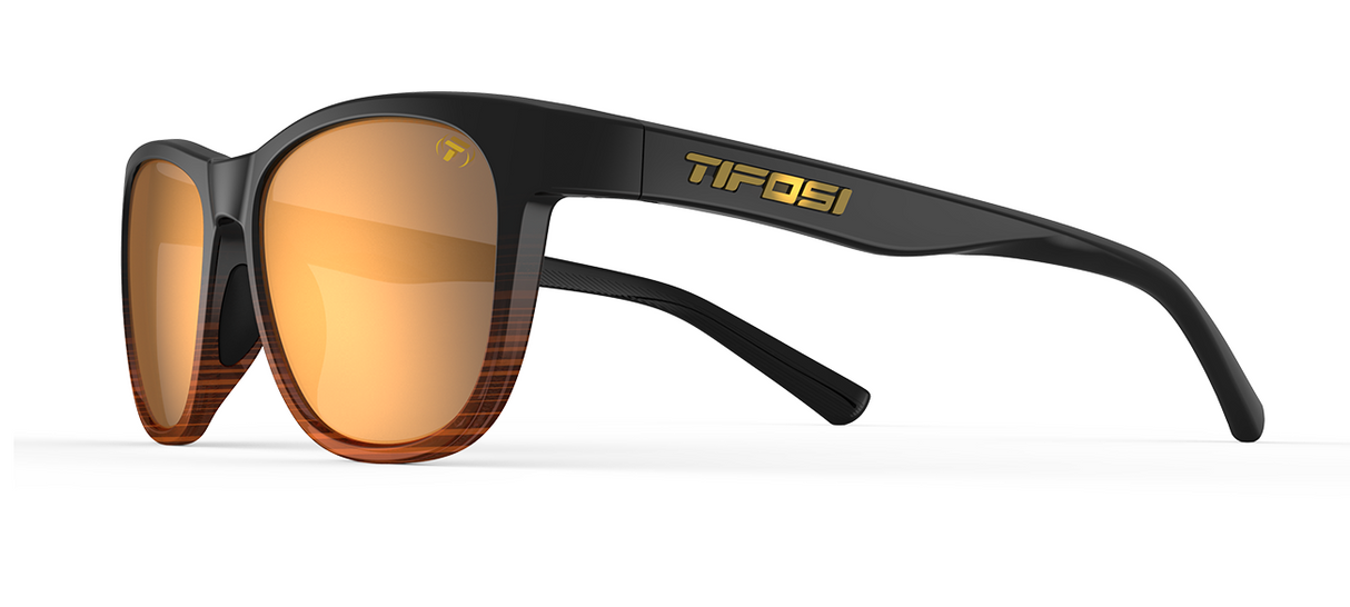 Tifosi Swank Sunglasses-Brown Fade Frame - Brown Tint