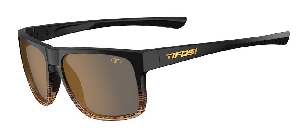 Tifosi Swick Sunglasses-Brown Fade Frame - Brown Tint