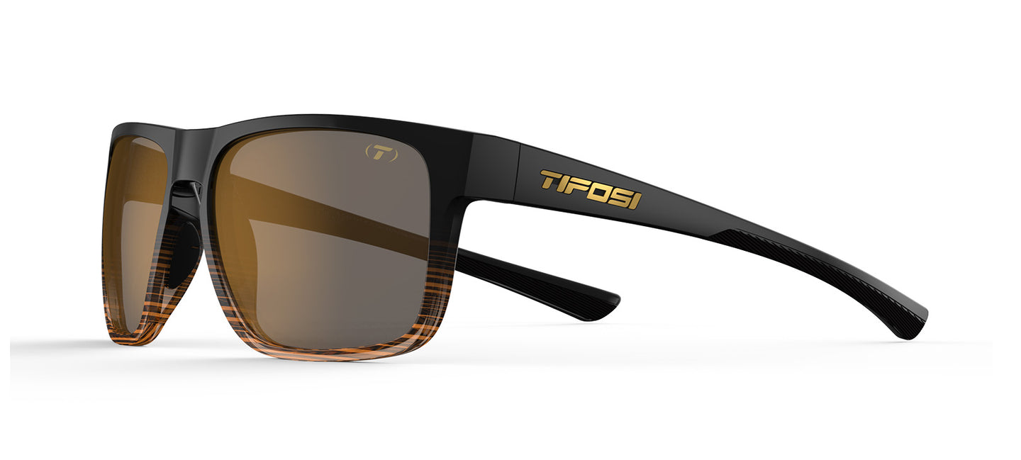 Tifosi Swick Sunglasses-Brown Fade Frame - Brown Tint