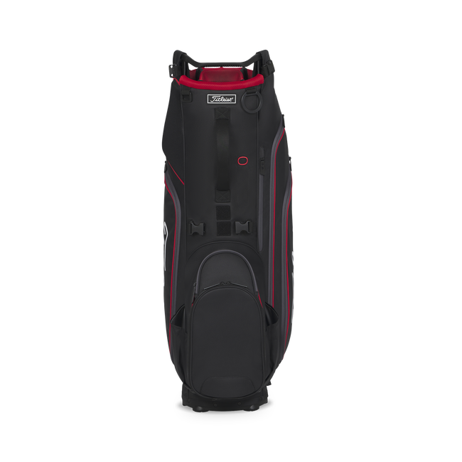 Titleist Hybrid 14 Golf Bag-Black/Black/Red