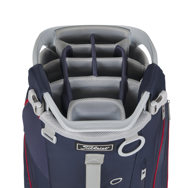 Titleist Hybrid 14 Golf Bag-Navy/White/Red