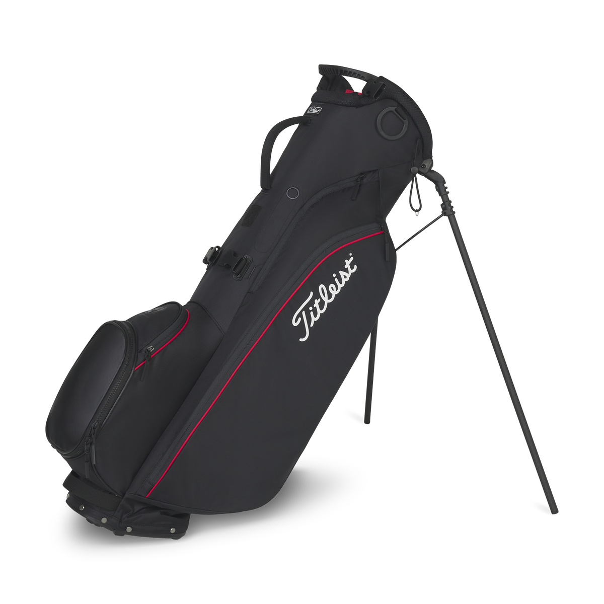 Titleist Player S4 Carbon Stand Golf Bag-Black/Red
