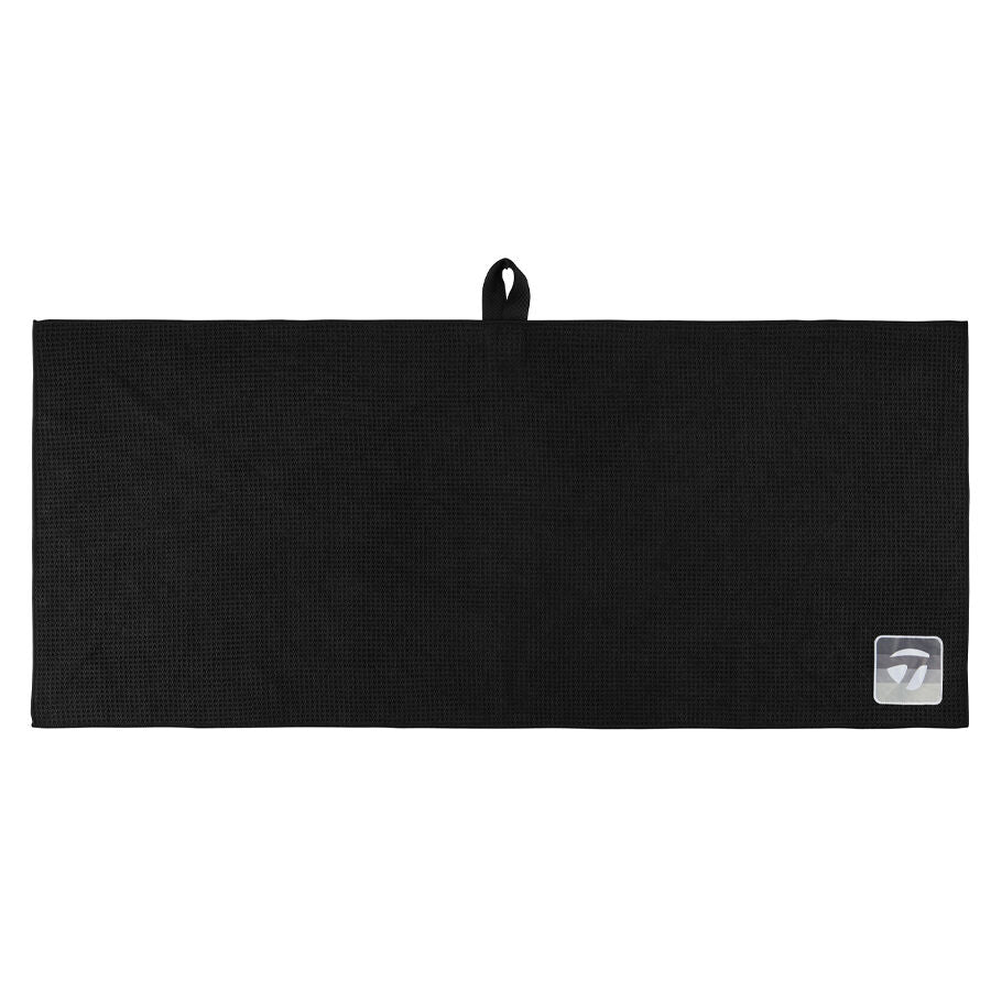 TaylorMade Magnet Metal T Players Towel-Navy