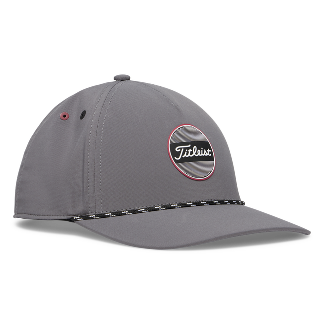 Titleist Boardwalk Rope Hat-Charcoal/Crimson