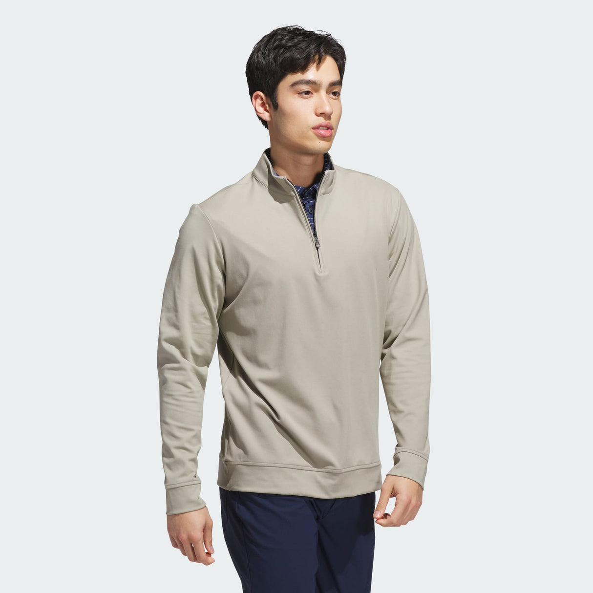 Adidas Ultimate 360 Quarter Zip-Putty Beige