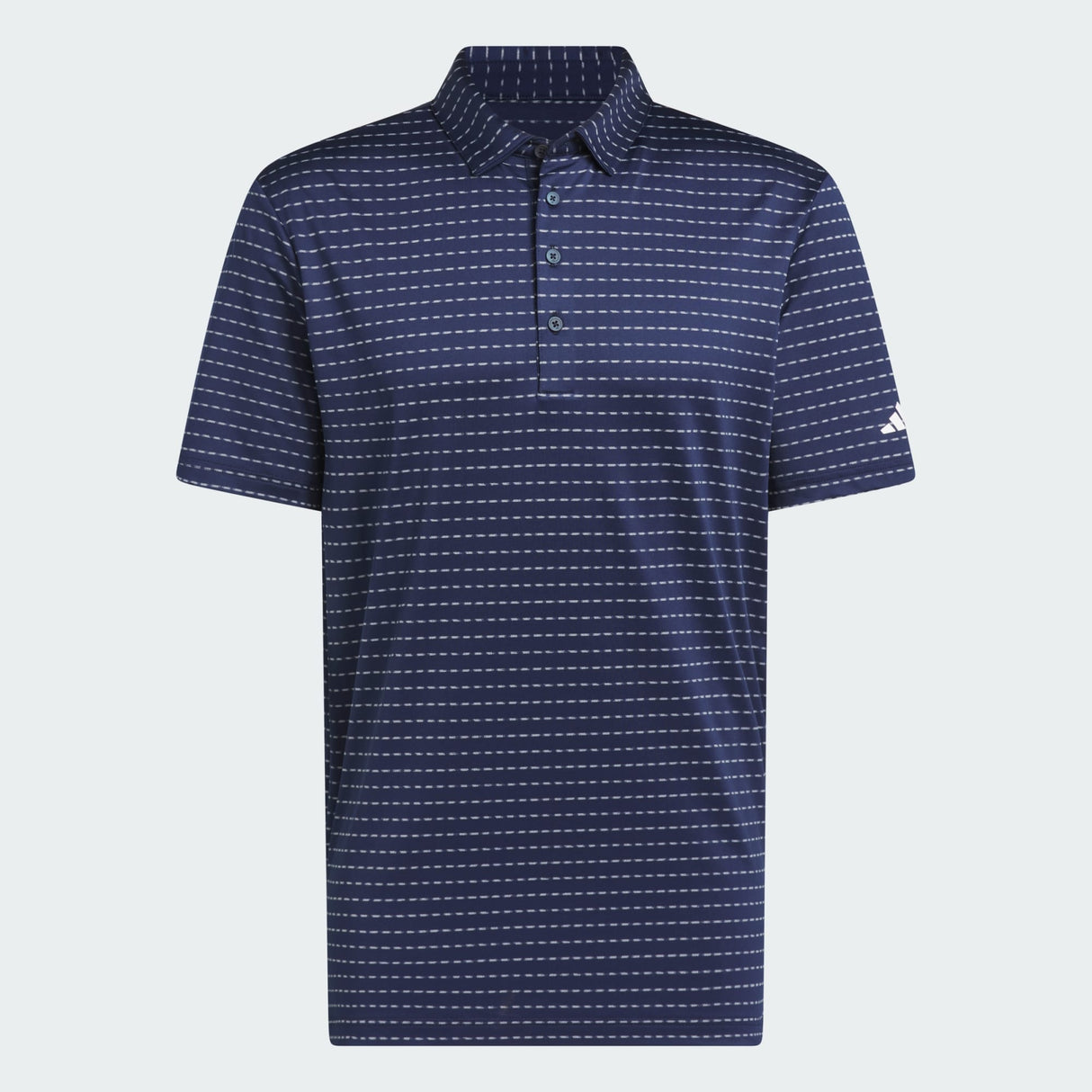 Adidas Ultimate365 Dash Stripe Polo-Collegiate Navy / White