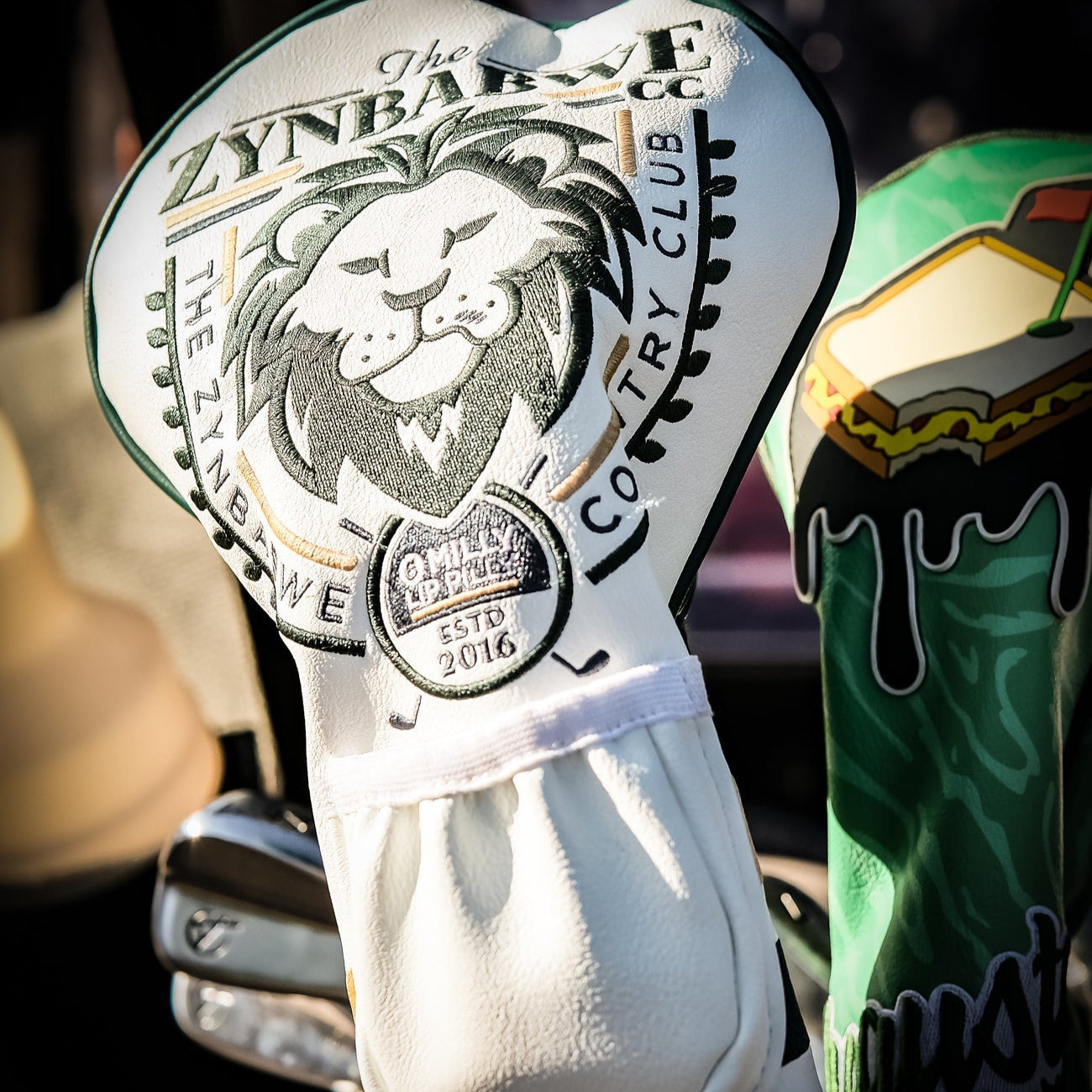 Pins and Aces Zynbabwe Country Club Headcover-Driver