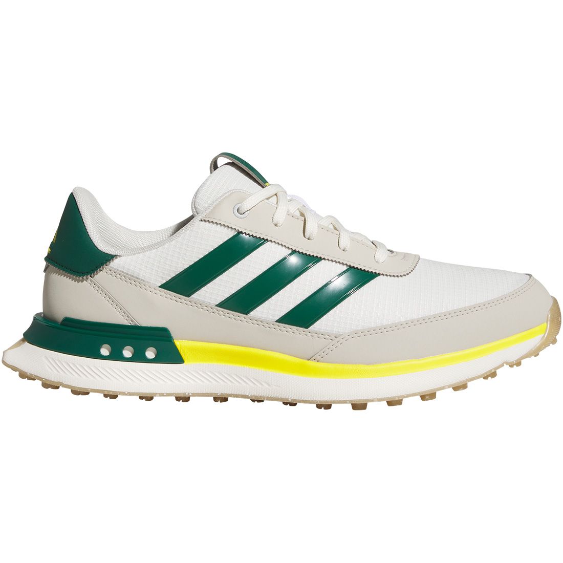 Adidas S2G 24 Golf Shoes-Off White/Collegiate Green/Wonder Alumina