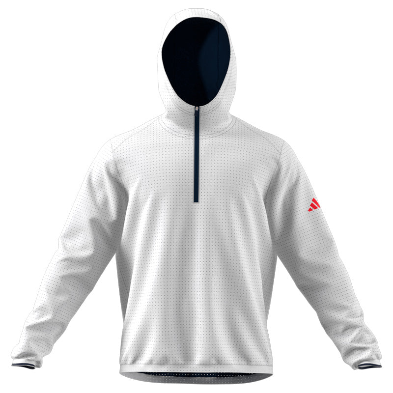 Adidas Ultimate 360 Anorak Pullover-White/Conavy