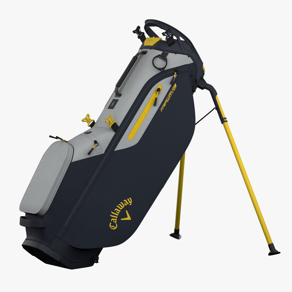 Callaway Fairway C Stand Golf Bag-Silver/Midnight/Goldenrod
