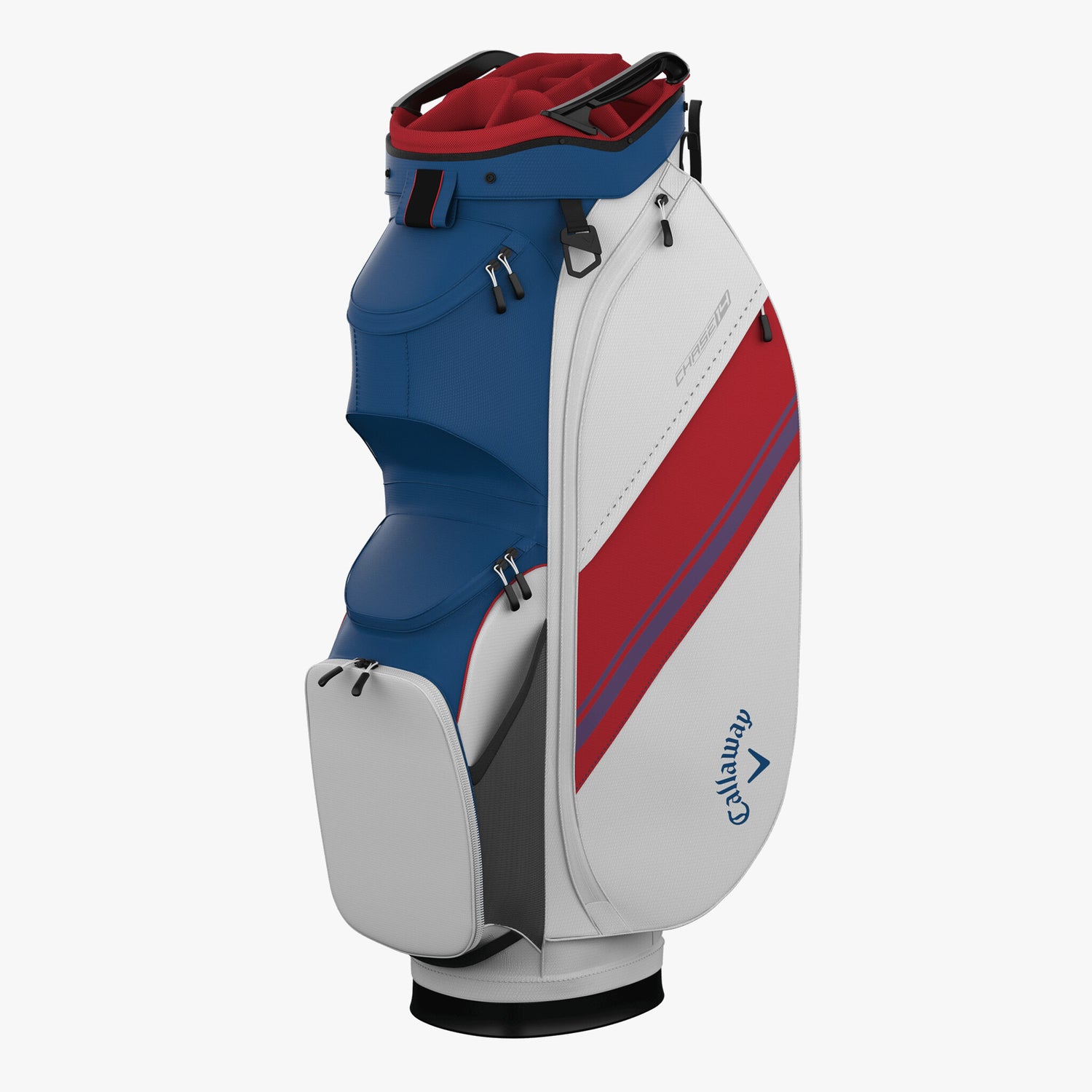 Callaway Chase 14 Cart Golf Bag-Blue/White/Red