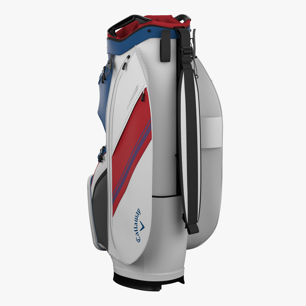 Callaway Chase 14 Cart Golf Bag-Blue/White/Red