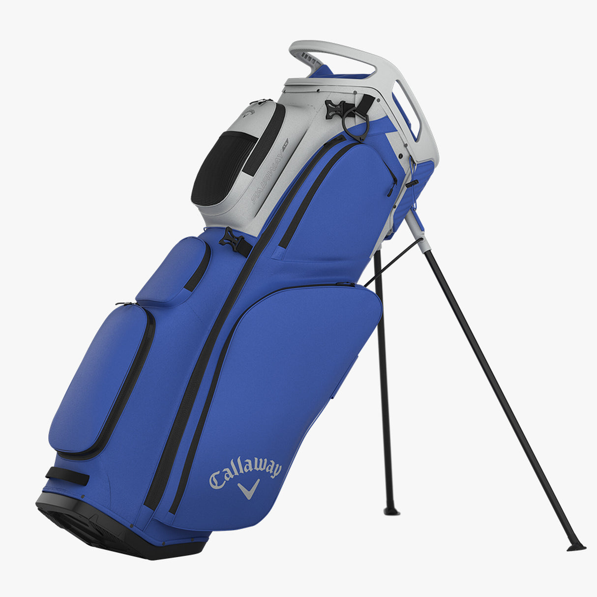 Callaway Fairway 14 Stand Golf Bag-Silver/Neptune