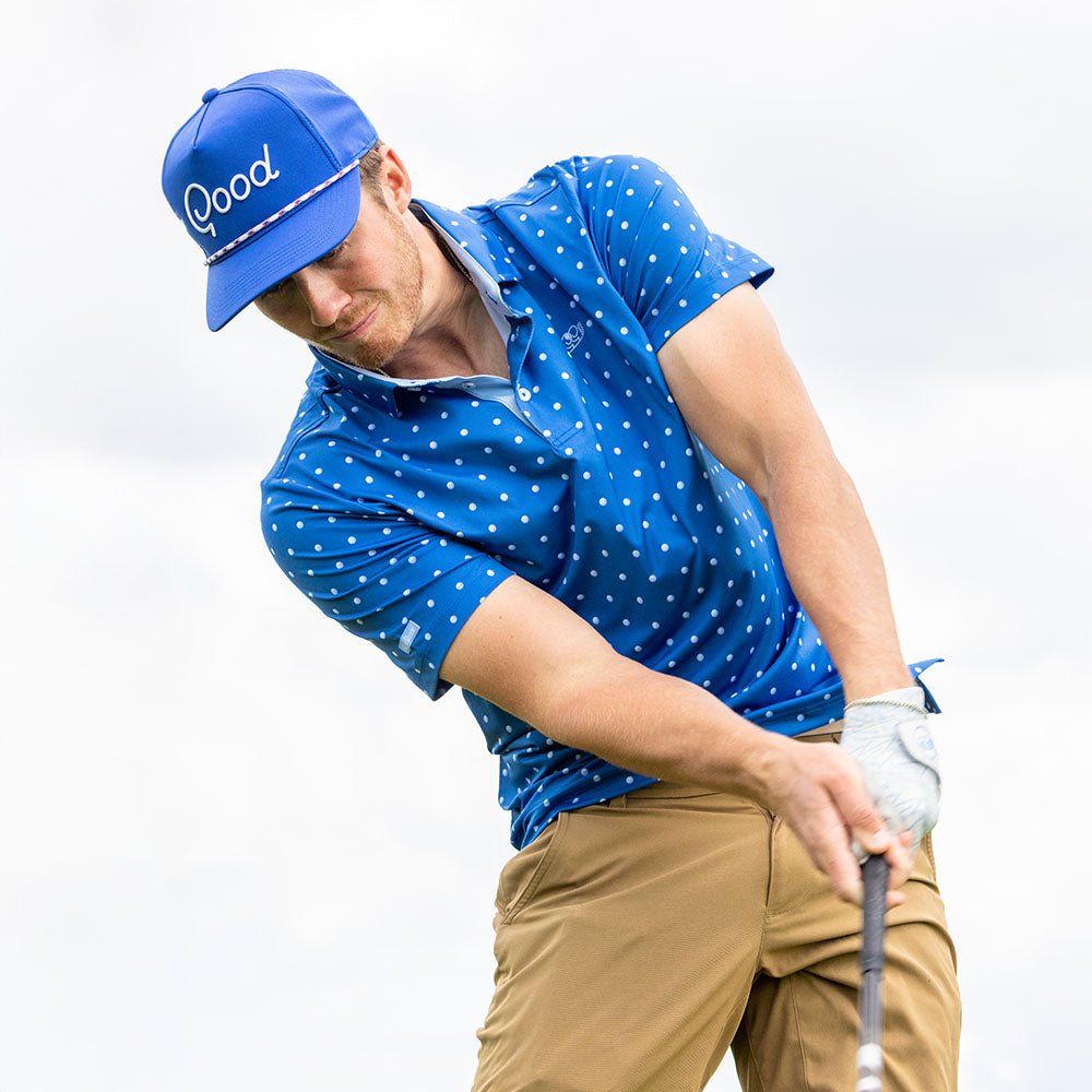 Good Good Be The Ball Polo-Blue