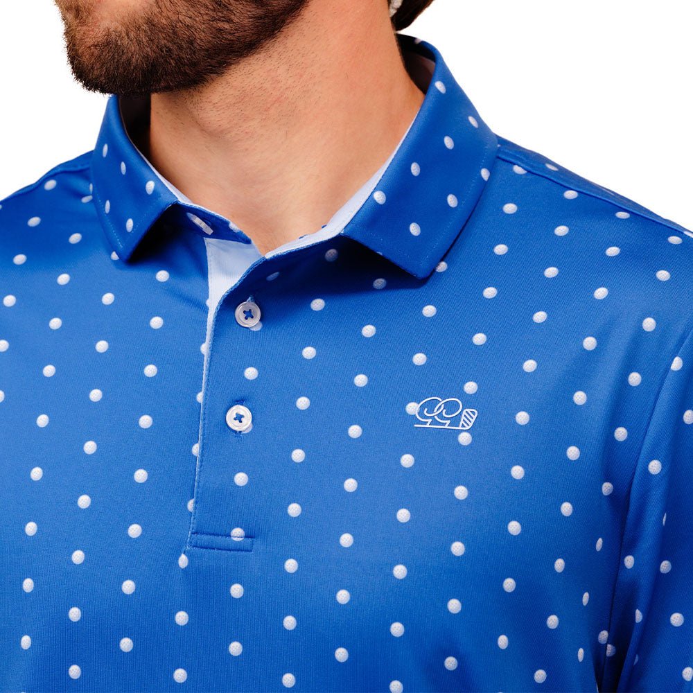 Good Good Be The Ball Polo-Blue