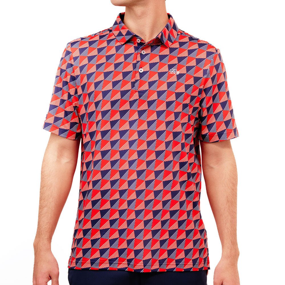 Good Good Check Me Out Polo-Red