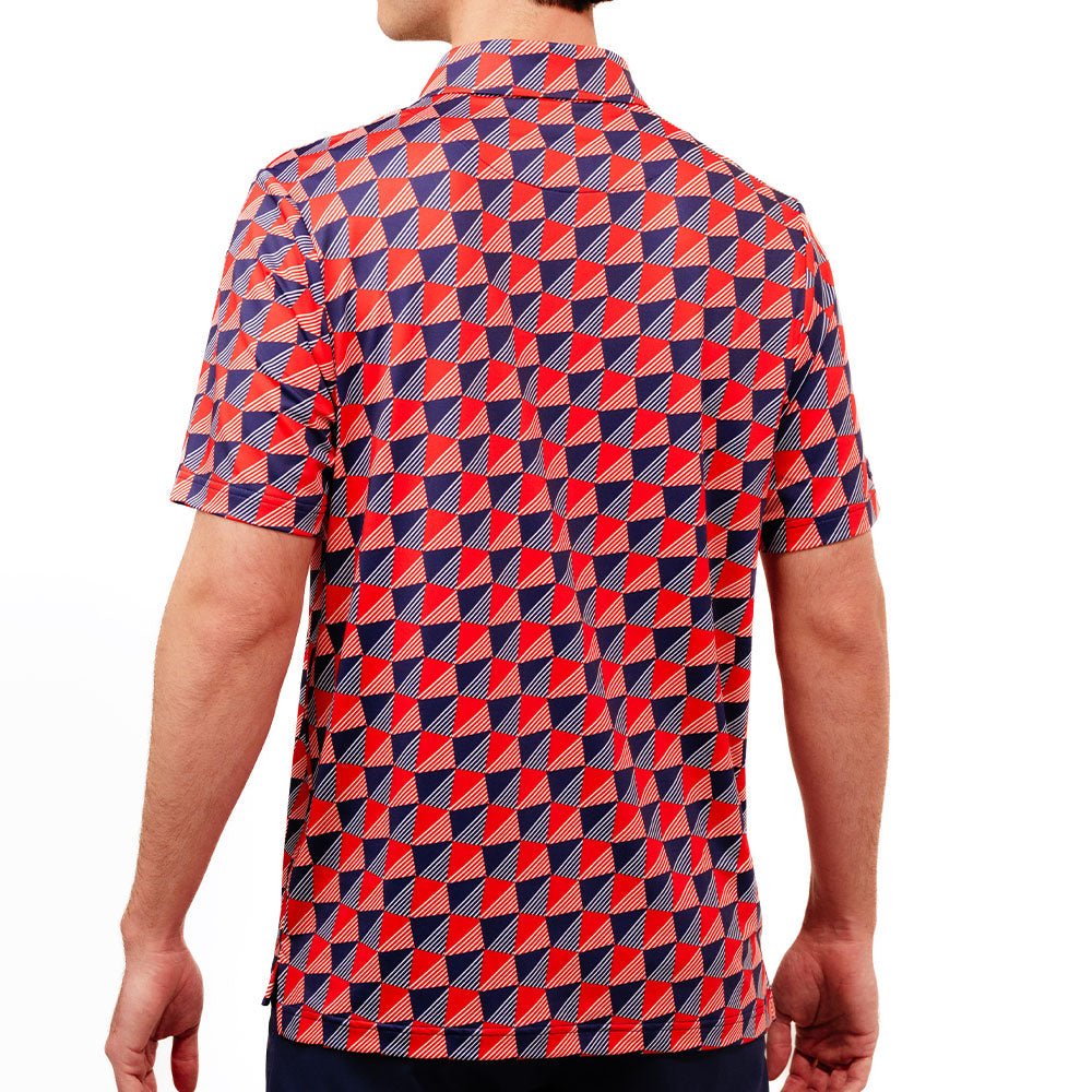 Good Good Check Me Out Polo-Red